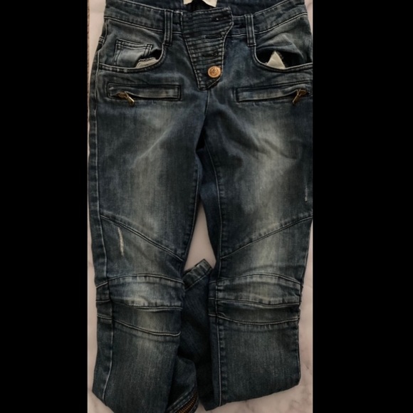 Pierre Balmain Jeans Size 25 Dark Wash - Picture 5 of 5